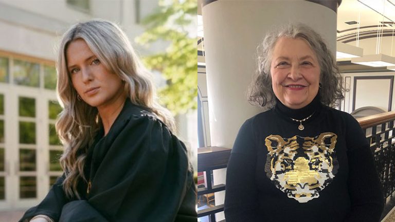 Amelia Bakker and June DeWeese